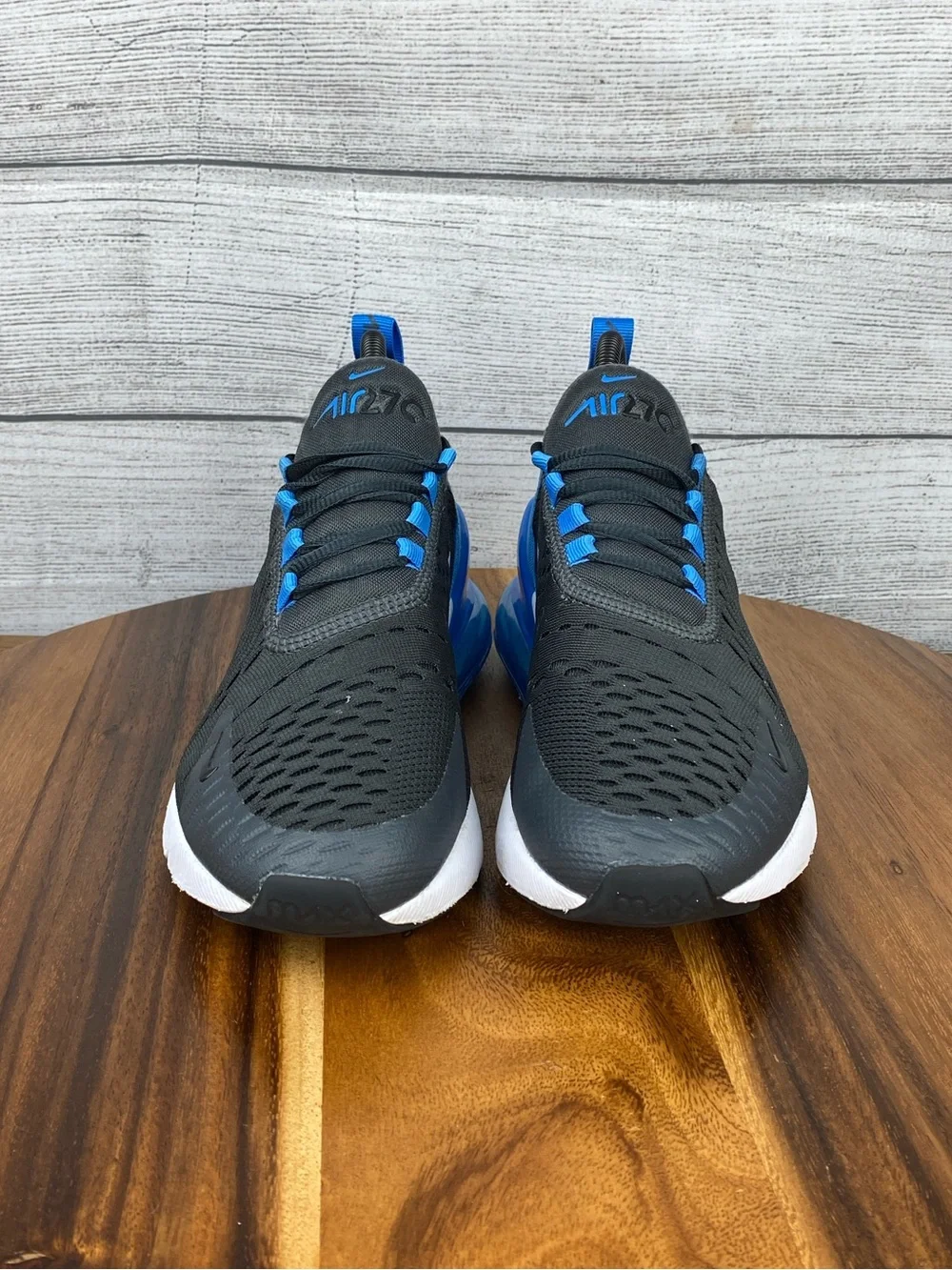 Nike Air Max 270 Grey Photo Blue Youth Shoes 943345-034 Sneaker Size 5 Y